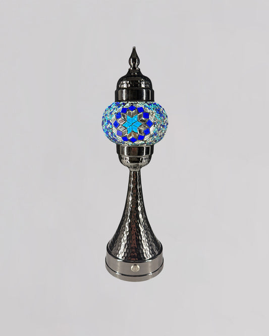 Hohe ovale Mosaiklampe 26014