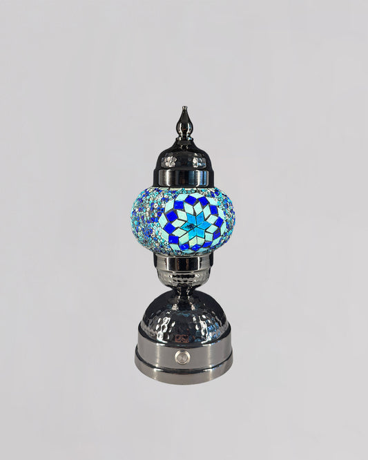 Schlanke ovale Mosaiklampe 26032