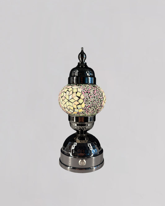 Schlanke ovale Mosaiklampe 26033