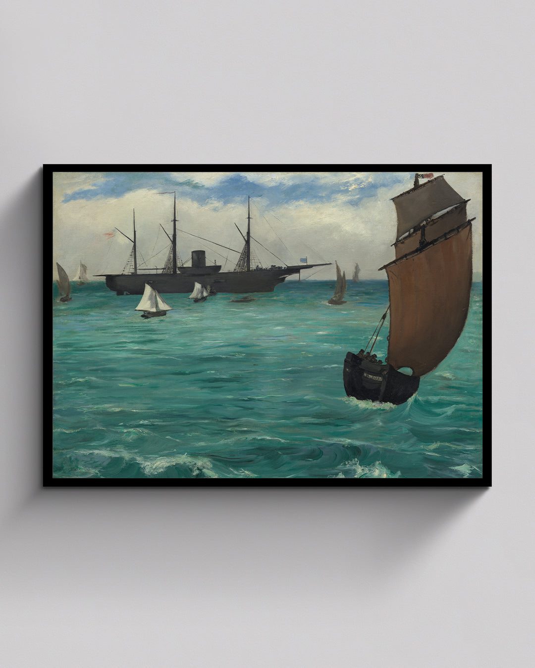 Die „Kearsarge“ in Boulogne