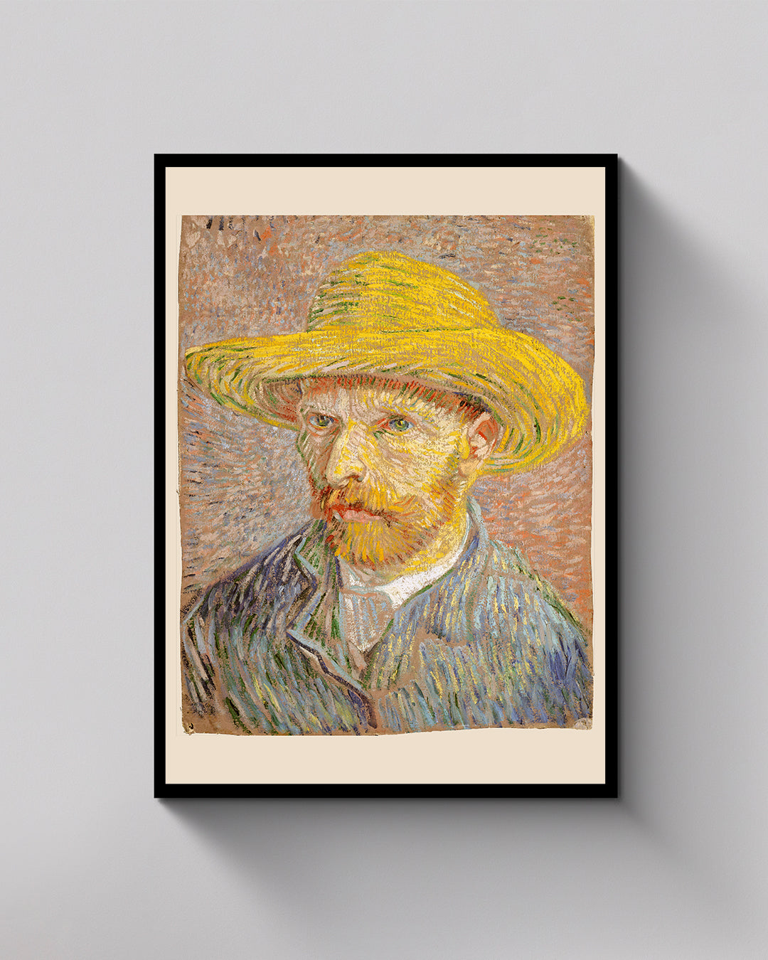 Self-Portrait with a Straw Hat