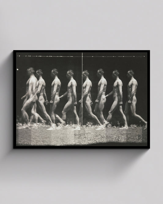 Man Walking, "Stroboscopic" Photograph